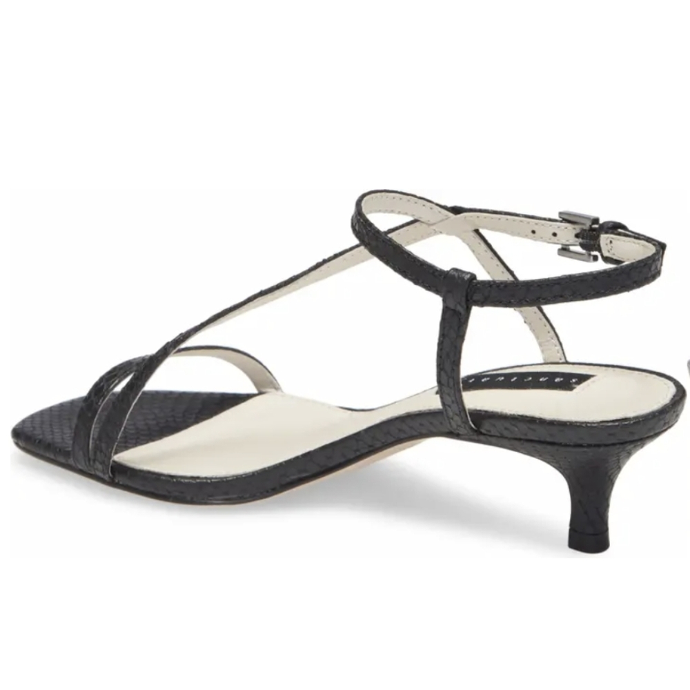 Anthropologie Sanctuary Wave "Like New"  Heels Square Toe shoes sandals 7.5